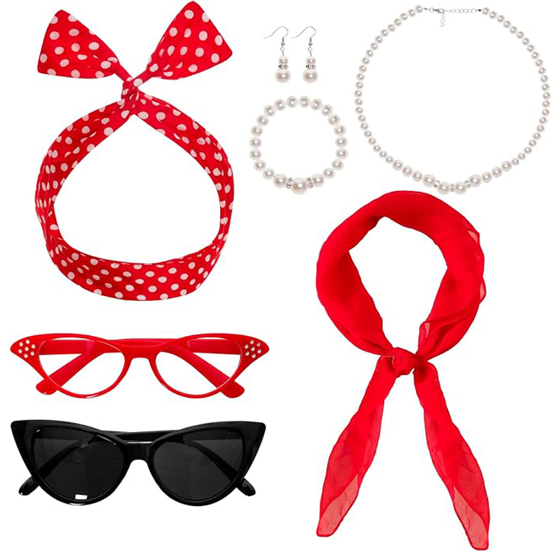 Women'S Accessories In The 1950S - مجموعة من 7 قطع من إكسسوارات