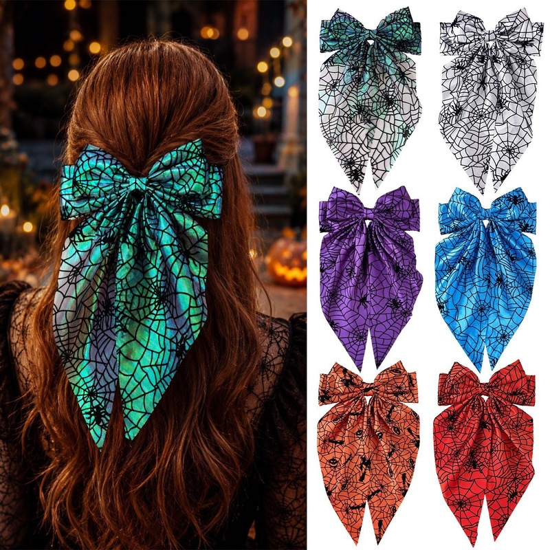 Women'S Emo Accessories - دبابيس شعر على شكل شبكة عنكبوت