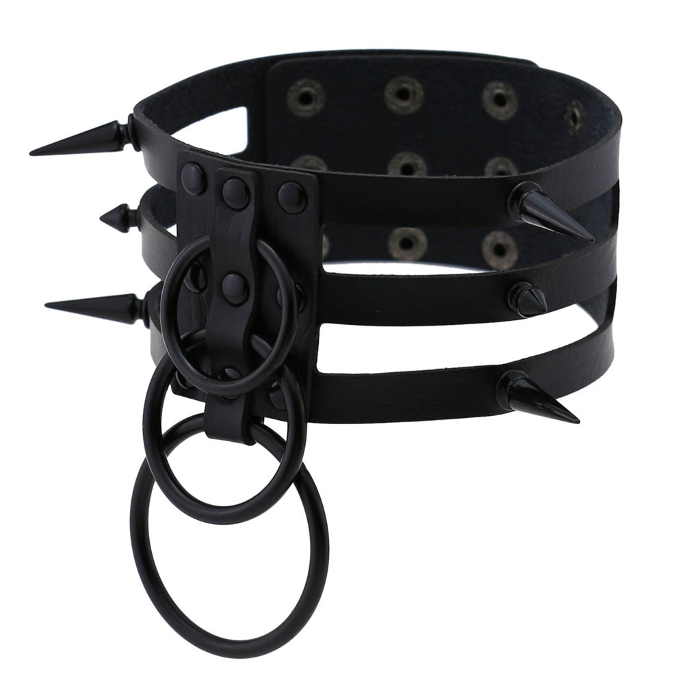 موضة النساء الرجال السود برشام - مراجعة Women'S Emo Accessories وسعره