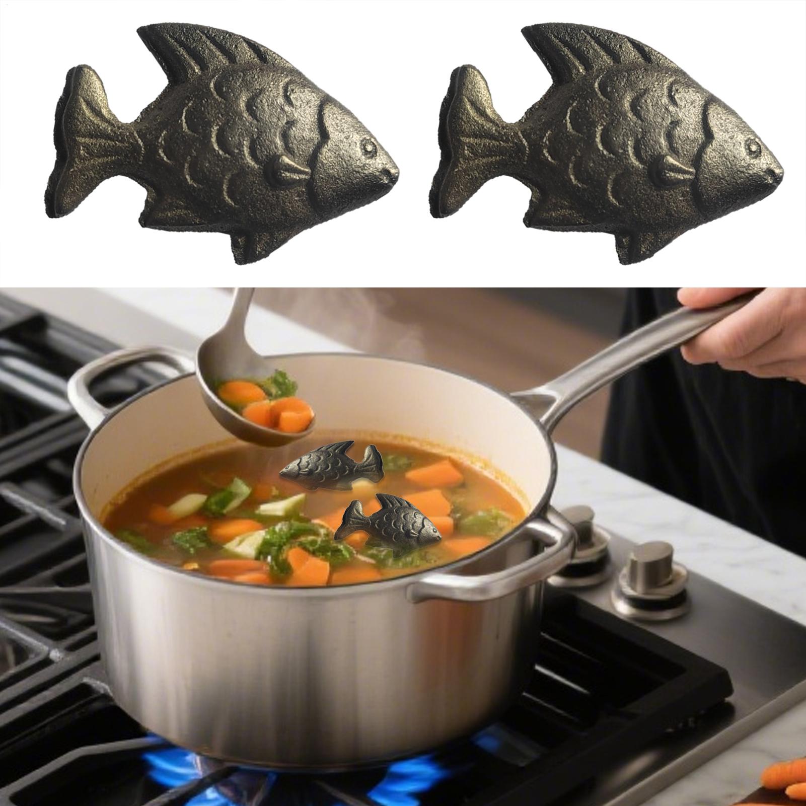 أداة طهي على شكل سمكة من الحدي - مراجعة Women Kitchen Accessories وسعره
